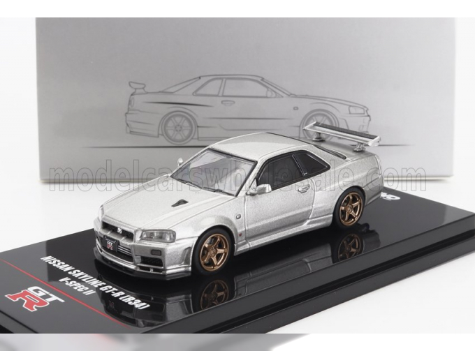 NISSAN Skyline Gt-r (r34) V-spec (2007), silver