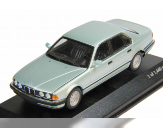 BMW 7 Series (1986), light green metallic