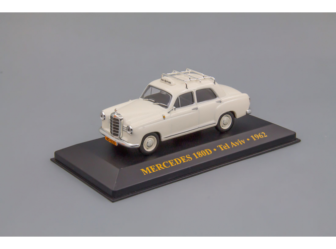 MERCEDES-BENZ 180D Taxi Tel Aviv (1962), cream