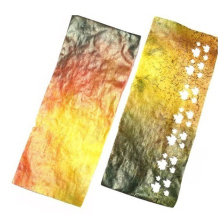 Ультратонкая бумага для имитации листьев (8 шт., примерно 5*12,5 см) (весна и лето)