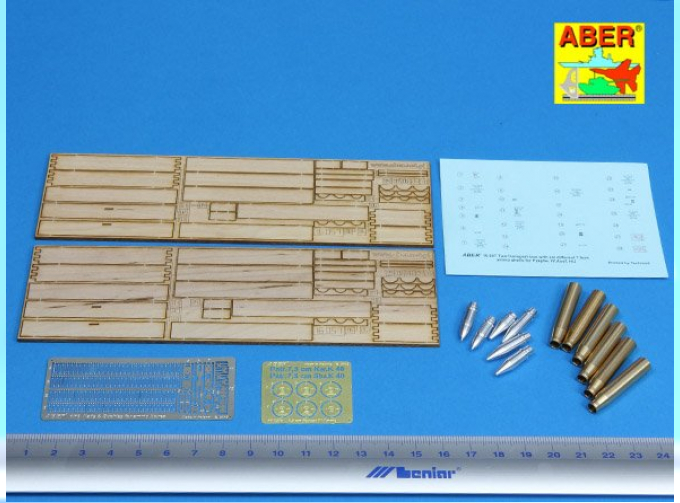 Фототравление для Two transport box with six different 7,5cm ammo for PzKpfw. IV, Ausf, H-J