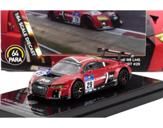 AUDI R8 Lms Team Wrt Audi Sport №29 24h Nurburgring (2015) Nicki Thiim - Christer Joens - Pierre Kaffer - Laurens Vanthoor, Red Black