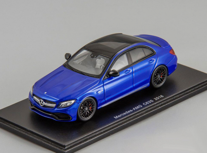 MERCEDES-BENZ AMG C 63S (2016), blue