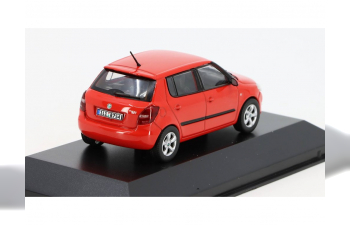 SKODA Fabia II (2010), red