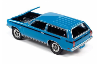 CHEVROLET Camaro SS (1967), gold , CHEVROLET Stinger Wagon (1972), blue with black stripes 