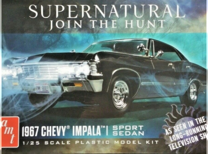 Сборная модель Chevrolet Impala 4-Door 1967 Supernatural из телесериала Сверхъестественное