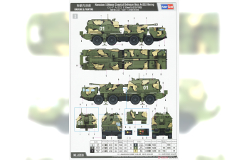 Сборная модель Российский артиллерийский комплекс 130 мм А-222 "Берег"