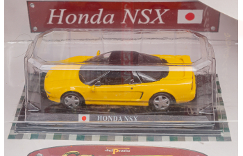 HONDA NSX, yellow