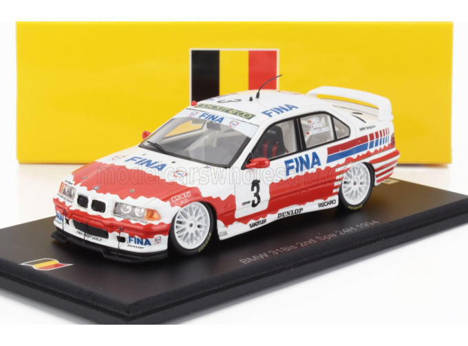BMW 3-series 318is Team Bmw Fina Bastos №3 2nd 24h Spa (1994) Joachim Winkelhock - Marc Duez - Alain Ferte, Red White