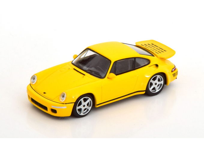 PORSCHE RUF CTR Coupe Anniversary (1987), yellow