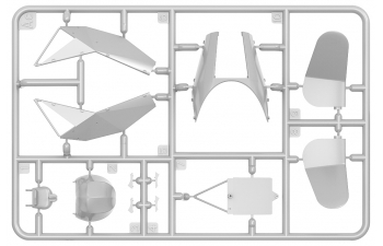 Сборная модель Немецкий вертолет Fl 282 V-23 Hummingbird (Колибри)