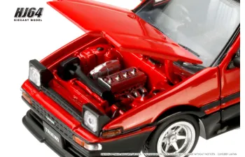 TOYOTA Sprinter Trueno Late Version JDM Style, red/black