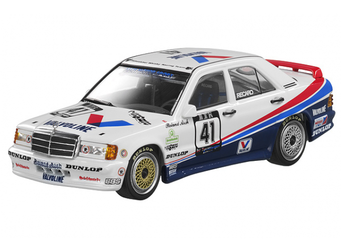 MERCEDES-BENZ 190E 2.3-16 #41 R.Asch W201 DTM (1988), white / blue