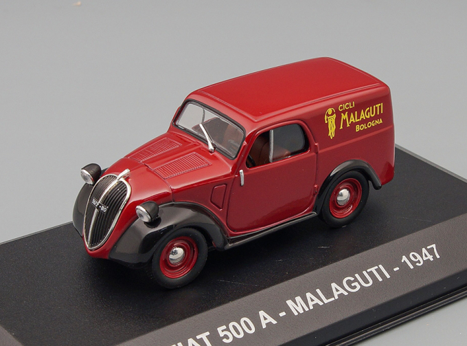 FIAT 500 Van Cicli Malaguti 1947, Bordeaux Black