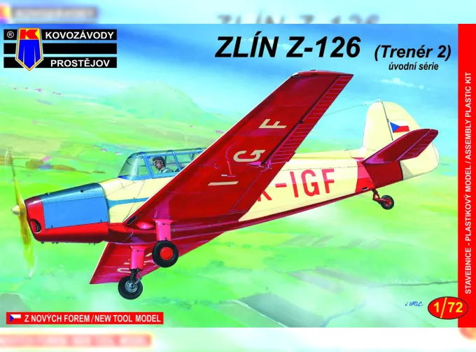 Сборная модель Zlin Z-126 (Trenér 2) úvodní série