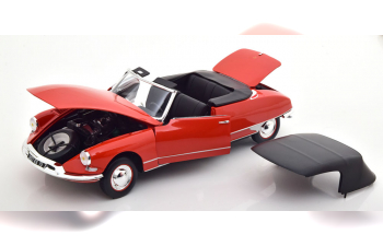 CITROEN DS 19 Convertible, mit abnehmbarem Softtop (1961), red