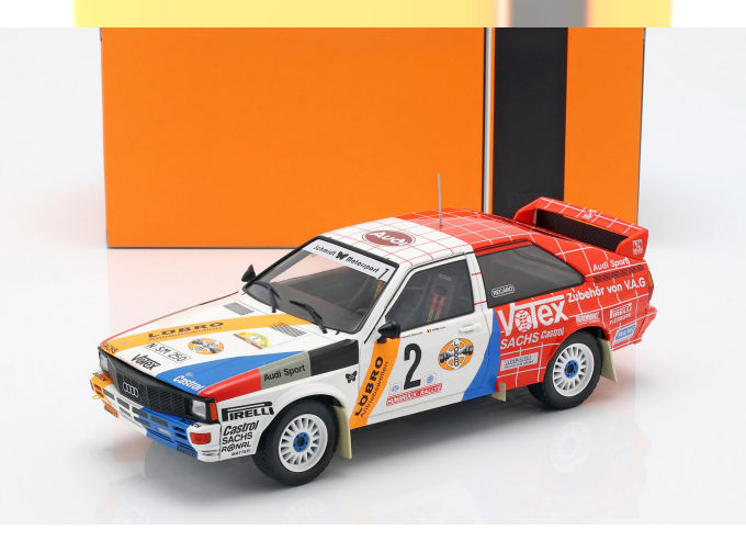 AUDI Quattro A1 #2 H.Demuth - W.Lux  Winner Hunsrueck Rally 1984