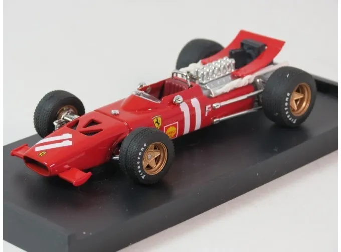 FERRARI F1 312 №11 Monaco Gp (1969) Chris Amon, Red White