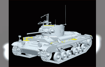 Сборная модель Валентайн Мк.IV, Красная Армия, с экипажем