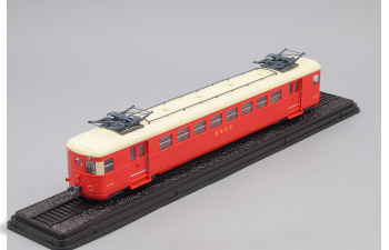 ZCE 23801 ( L'AUTOMOTRICE DE RAMASSAGE E'TAT) 1938 Red/Beige