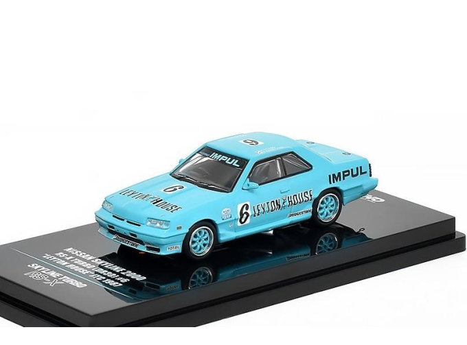NISSAN Skyline 2000 RS-X Turbo DR30 #6 LEYTON HOUSE JTC (1987), blue