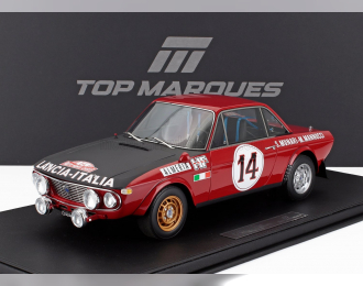 LANCIA Fulvia Hf 1600 Coupe (night Version) №14 Winner Rally Montecarlo (1972) Sandro Munari - Mario Mannucci, Red Black