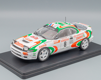 TOYOTA Celica Gt4 Turbo 4wd (st185) №8 Winner Rally Sanremo (1994) D.Auriol - B.Occelli, White Red Green