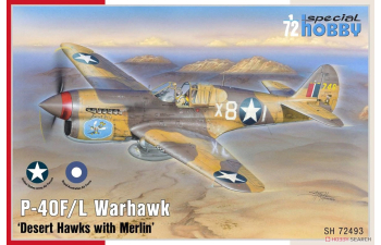 Сборная модель P-40F/L Warhawk 'Desert Hawks With Merlin'