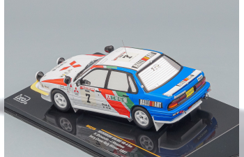 MITSUBISHI Galant VR-4 EVO 7 Ralliart K.Shinozuka-J.Meadows Winner Ivory Cost Rally (1991), white