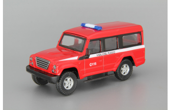 IVECO Massif 5-door Vigili del fuoco с лодкой Security, red