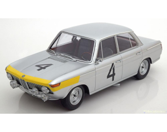BMW 1800 Tisa N 4 Winner 24h Spa (1965) Ickx - Van Ophem, Silver Yellow