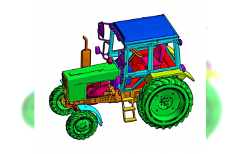 Сборная модель Трактор МТЗ-82.1
