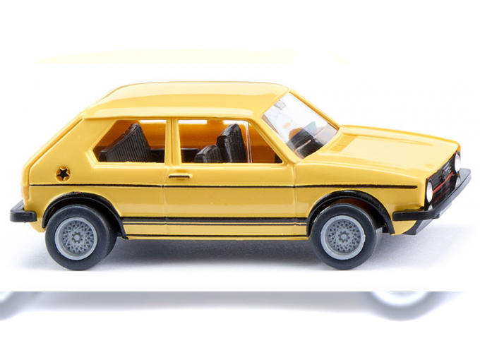 VOLKSWAGEN Golf GTI (1976), yellow