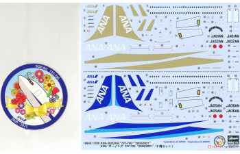 Сборная модель ANA Boeing 737-700, 2005 - 2021 (2x)