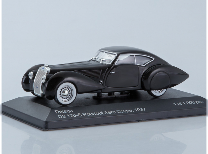 DELAGE D8 120-S Pourtout Aero Coupe (1937), black