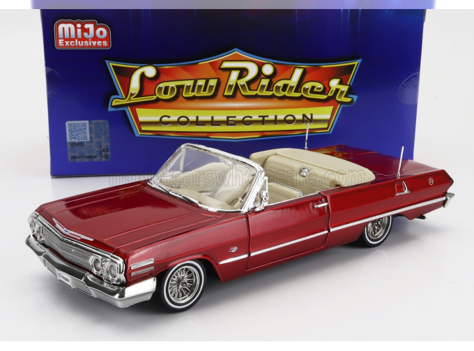 CHEVROLET Impala Cabriolet Open Low Rider (1963), Red Met