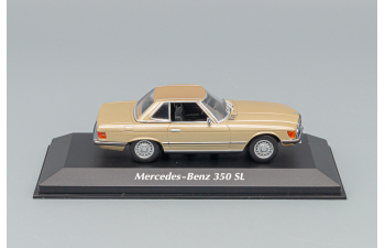 MERCEDES-BENZ 350 SL R107 with Hardtop (1974), golden