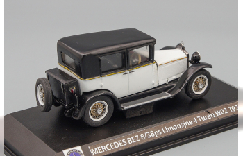 MERCEDES-BENZ 8/38 ps Limousine 4 Turen W02 (1927), white / black