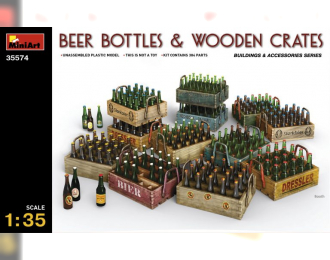 Аксессуары BEER BOTTLES & WOODEN CRATES