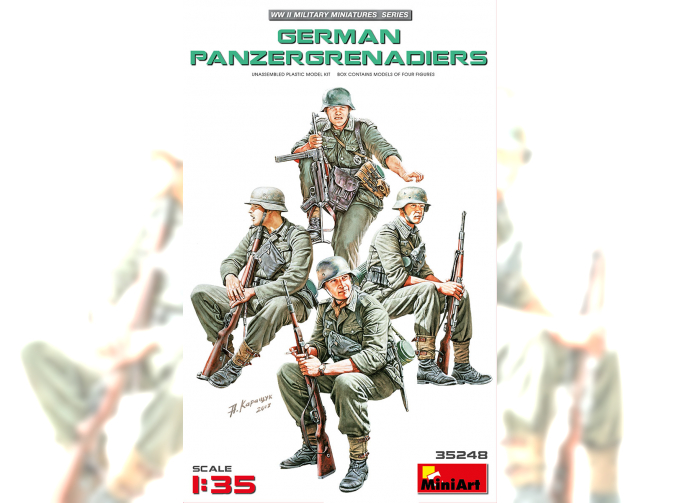 Сборная модель Немецкие PANZERGRENADIERS