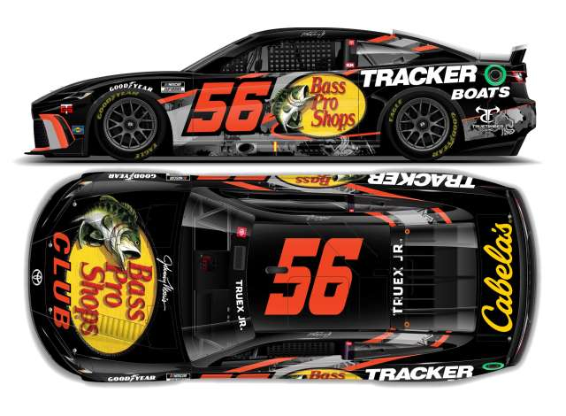 Toyota Camry #56 Martin Truex Jr. *Bass Pro Shops*, black/red 2025