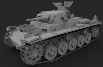 Сборная модель Panzerkampfwagen III Ausf. A (Sd Kfz 141)