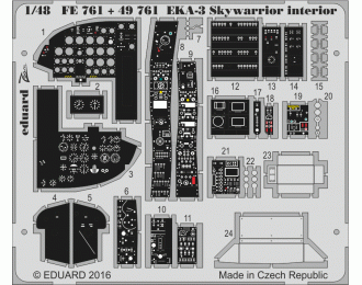 Фототравление для EKA-3 Skywarrior interior