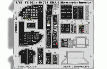 Фототравление для EKA-3 Skywarrior interior