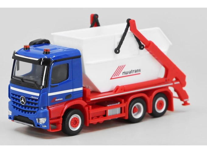 MERCEDES-BENZ Arocs M контейнеровоз, сине-красный