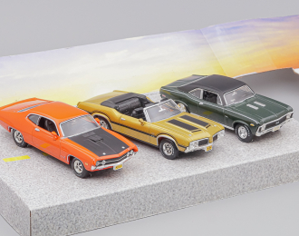 CHEVROLET Nova SS 396 / OLDSMOBILE 442 / FORD Torinio Cobra - American Muscle - Class of 1970
