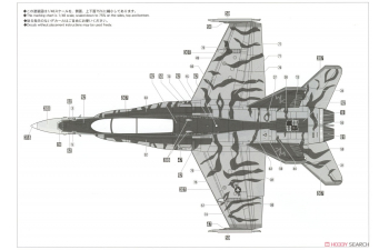 Сборная модель GRUMMAN F/a-18e Super Hornet Vfma 224 Bengals Military Airplane
