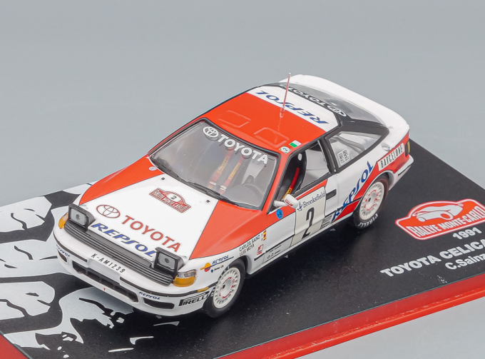 TOYOTA Celica GT4 #2 C. Sainz - L.Moya, white / red