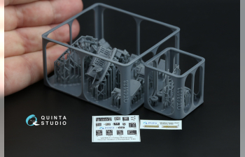 3D Декаль интерьера кабины Стрелка Fairey Barracuda (Trumpeter) (с 3D-печатными деталями)