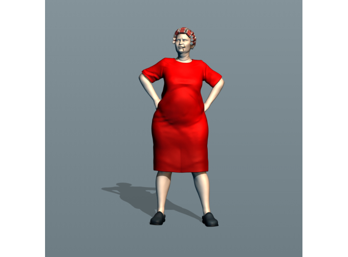 Фигурка Хозяйка, окрашенная